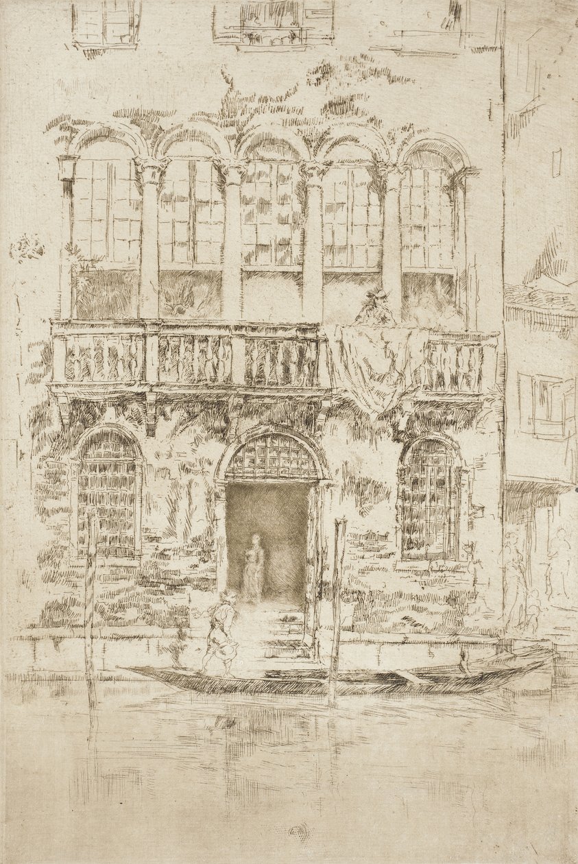 Het balkon door James McNeill Whistler