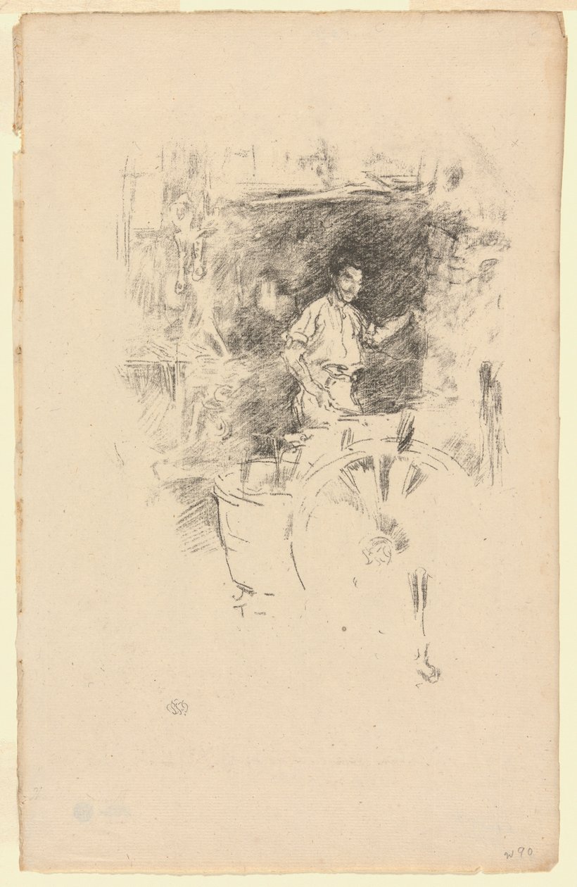 De smid door James Abbott McNeill Whistler