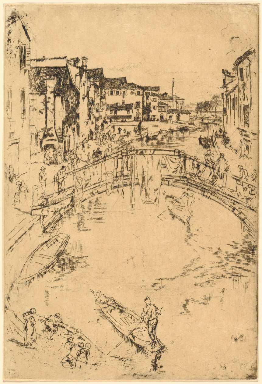 De Brug door James Abbott McNeill Whistler