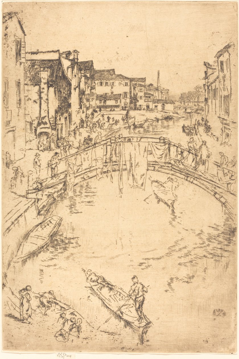 De Brug door James Abbott McNeill Whistler