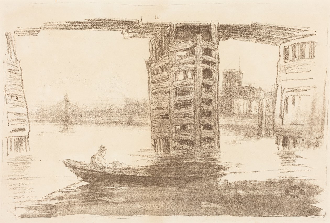 De brede brug door James McNeill Whistler