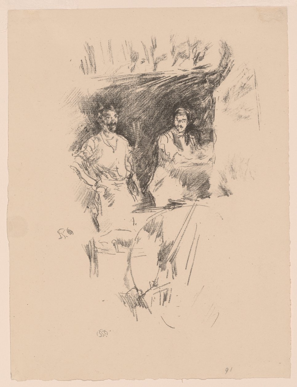De broers door James McNeill Whistler