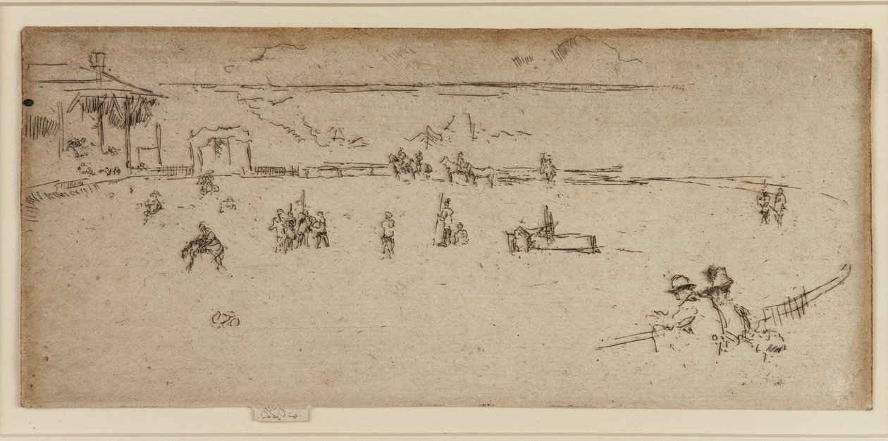 Het bokkende paard, Wilde Westen door James Abbott McNeill Whistler