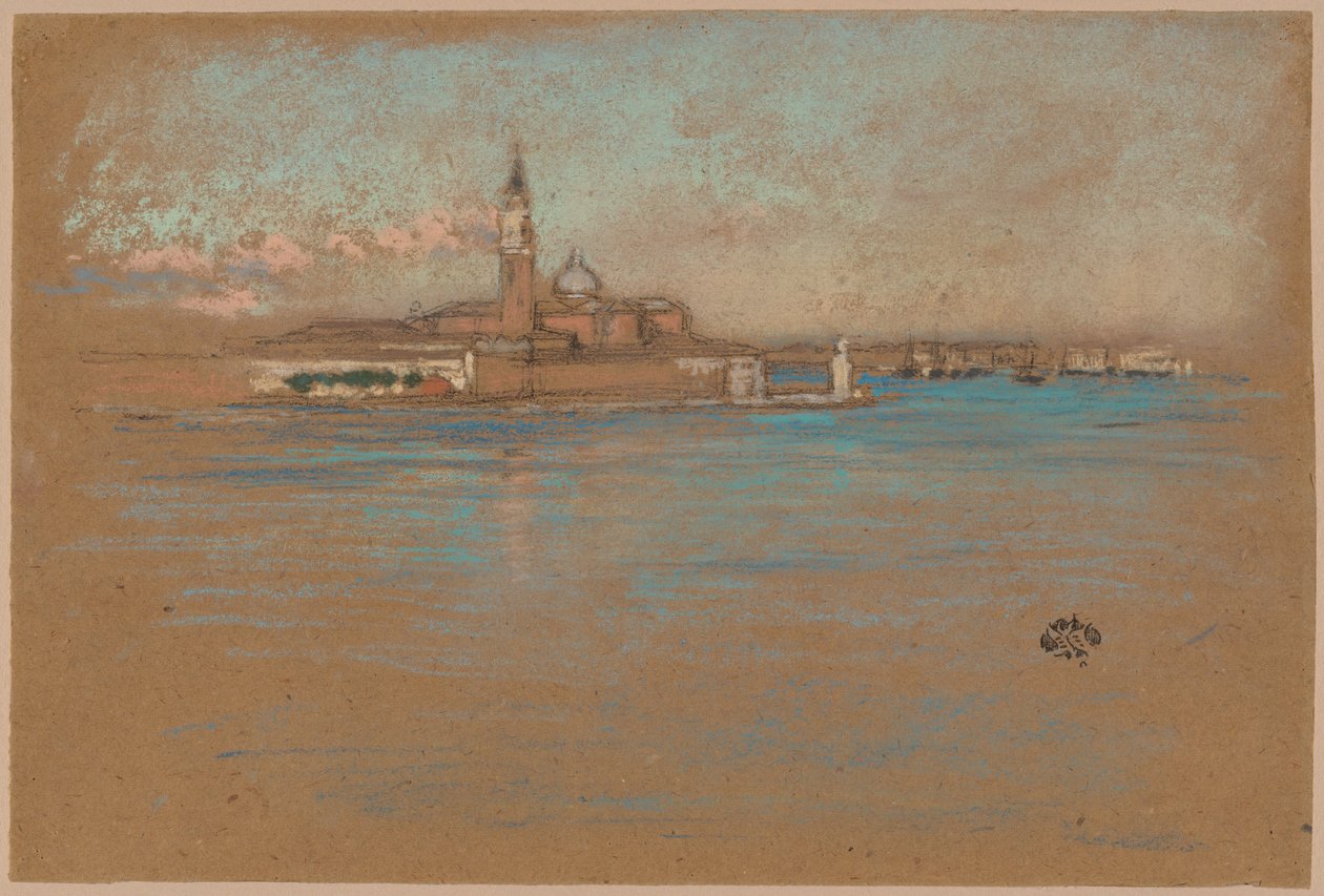 De kerk van San Giorgio Maggiore door James McNeill Whistler