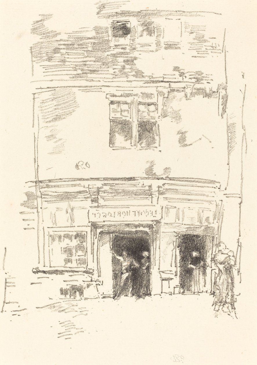 De Klokkenmakers, Paimpol door James Abbott McNeill Whistler