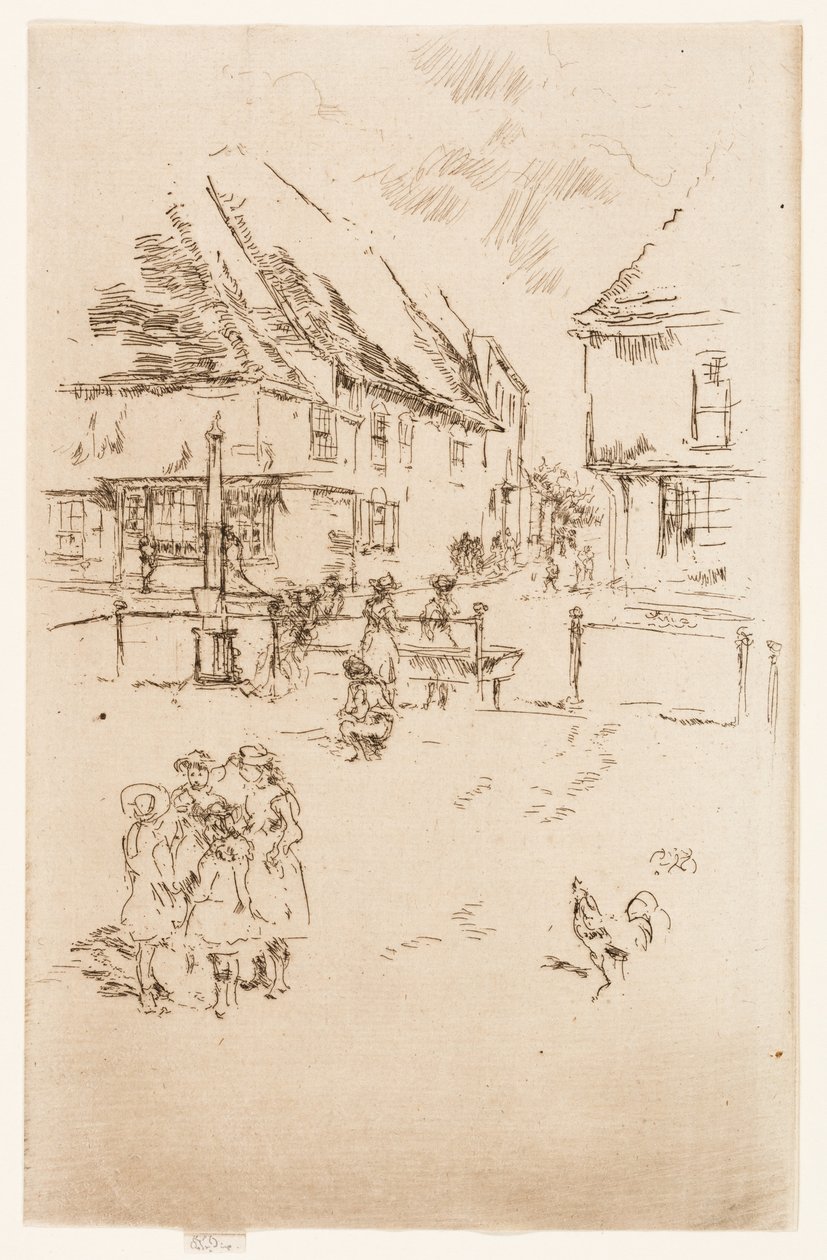De Haan en de Pomp door James Abbott McNeill Whistler
