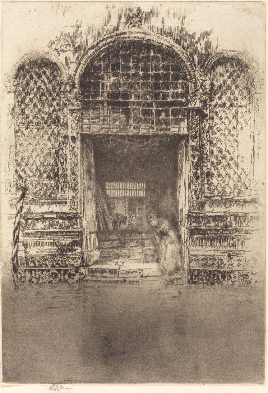 De Deur door James Abbott McNeill Whistler