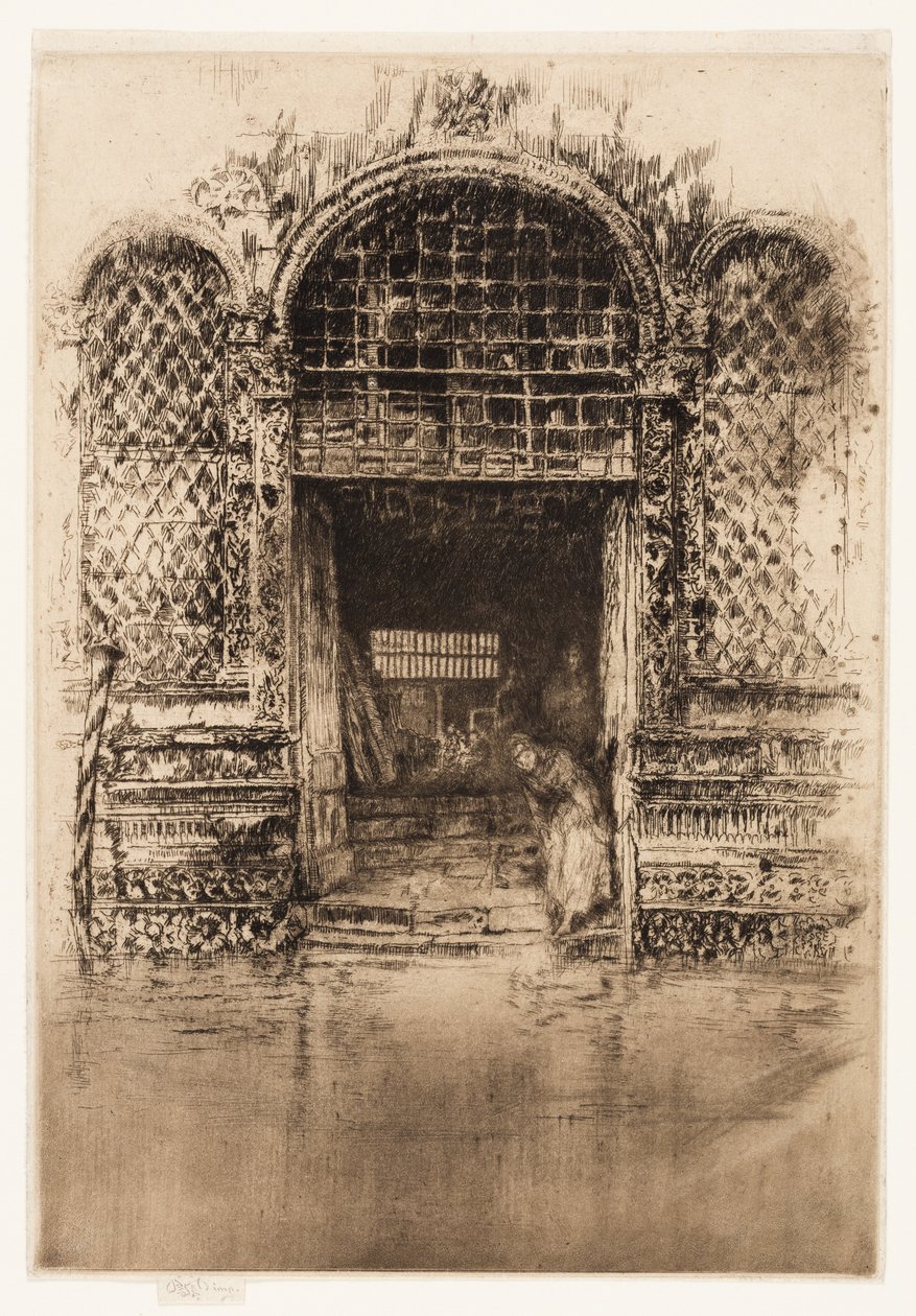 De Deur door James Abbott McNeill Whistler