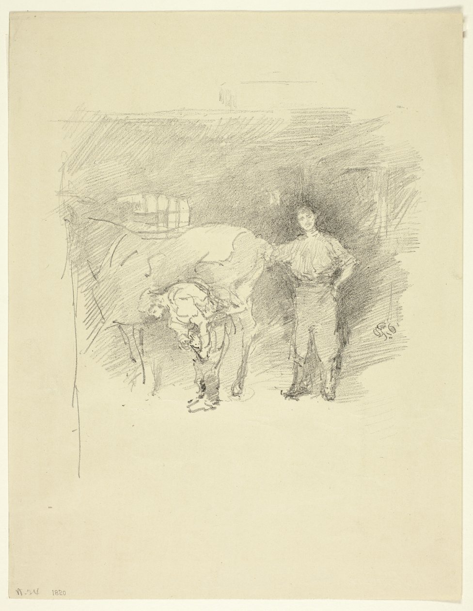 De Hoefsmeden door James Abbott McNeill Whistler