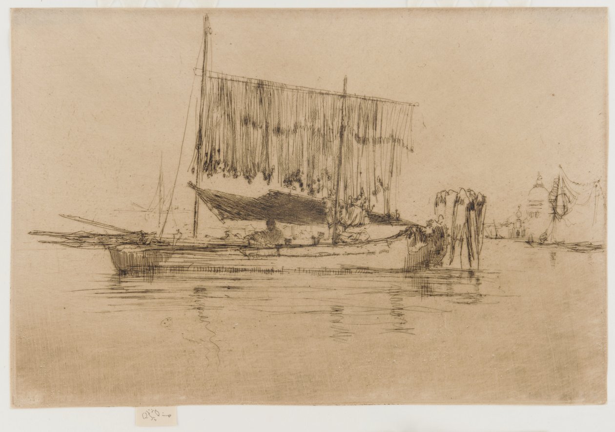 De Vissersboot door James Abbott McNeill Whistler