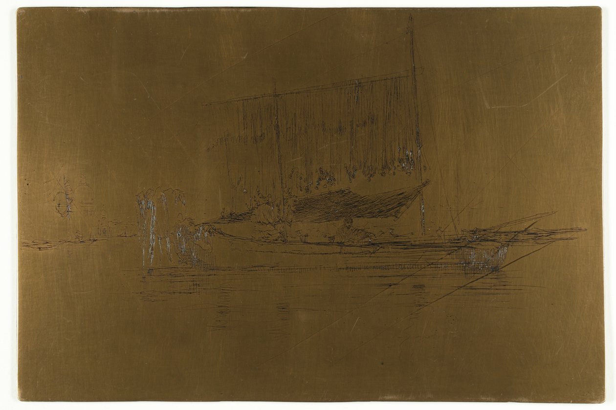 De Vissersboot door James Abbott McNeill Whistler