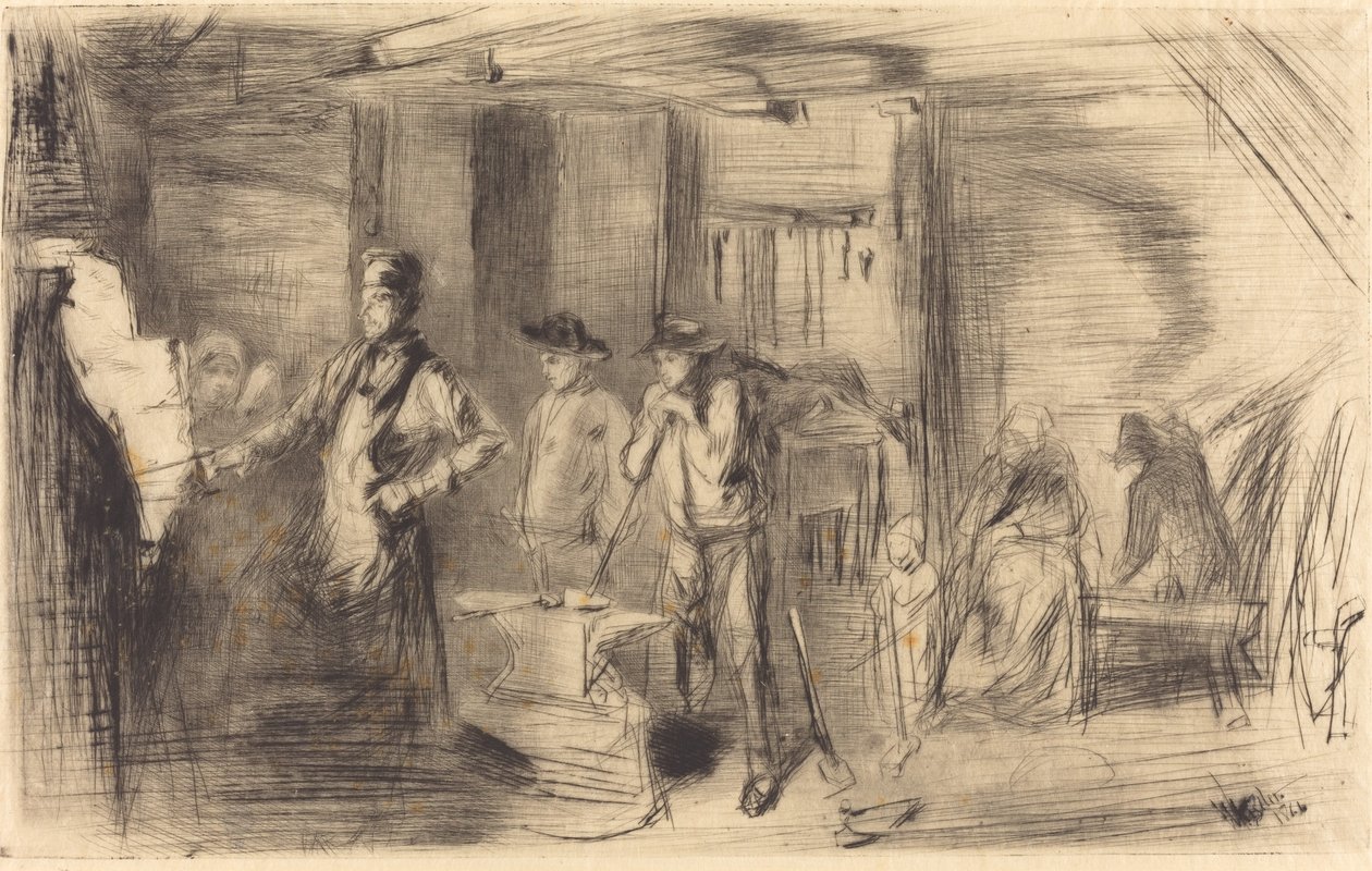 De smidse door James Abbott McNeill Whistler