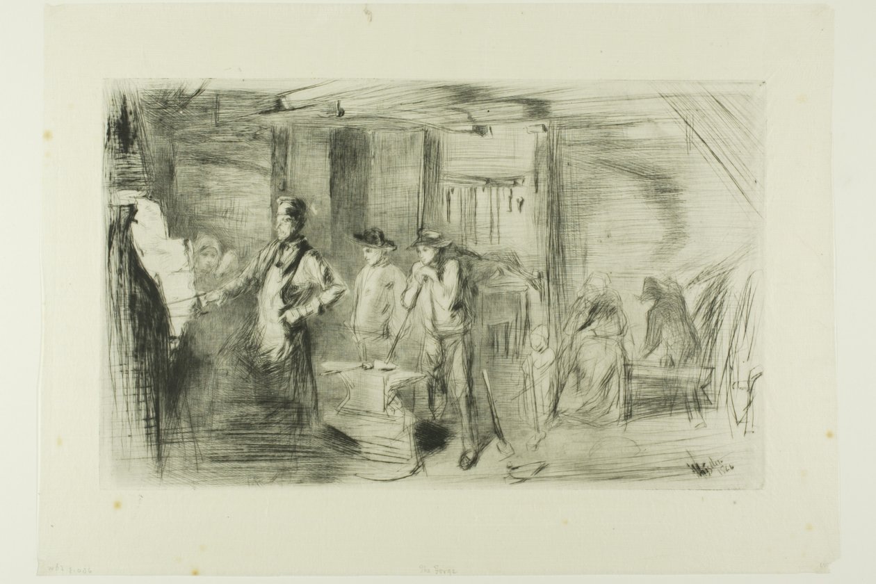 De smidse door James Abbott McNeill Whistler