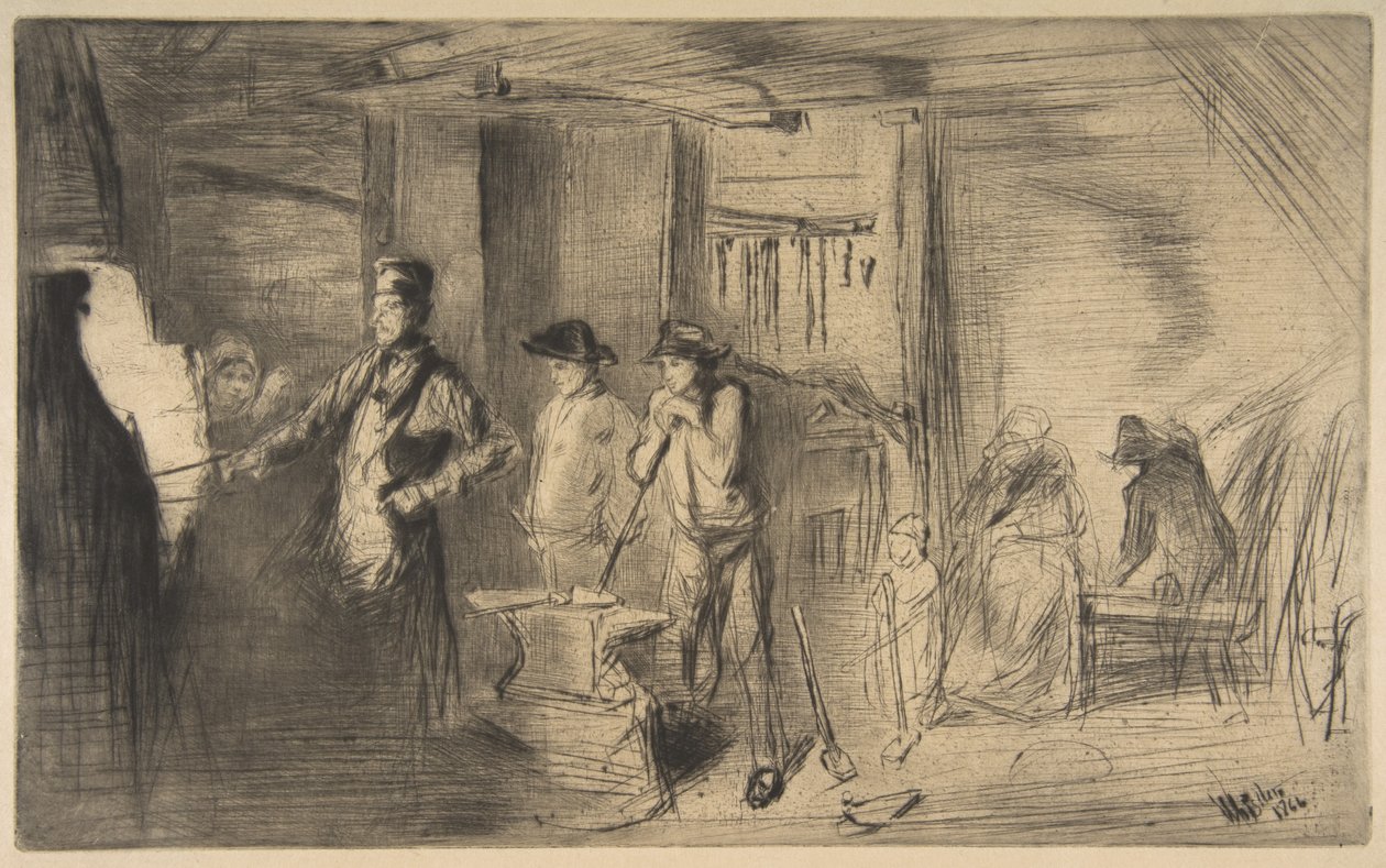 De smidse door James McNeill Whistler