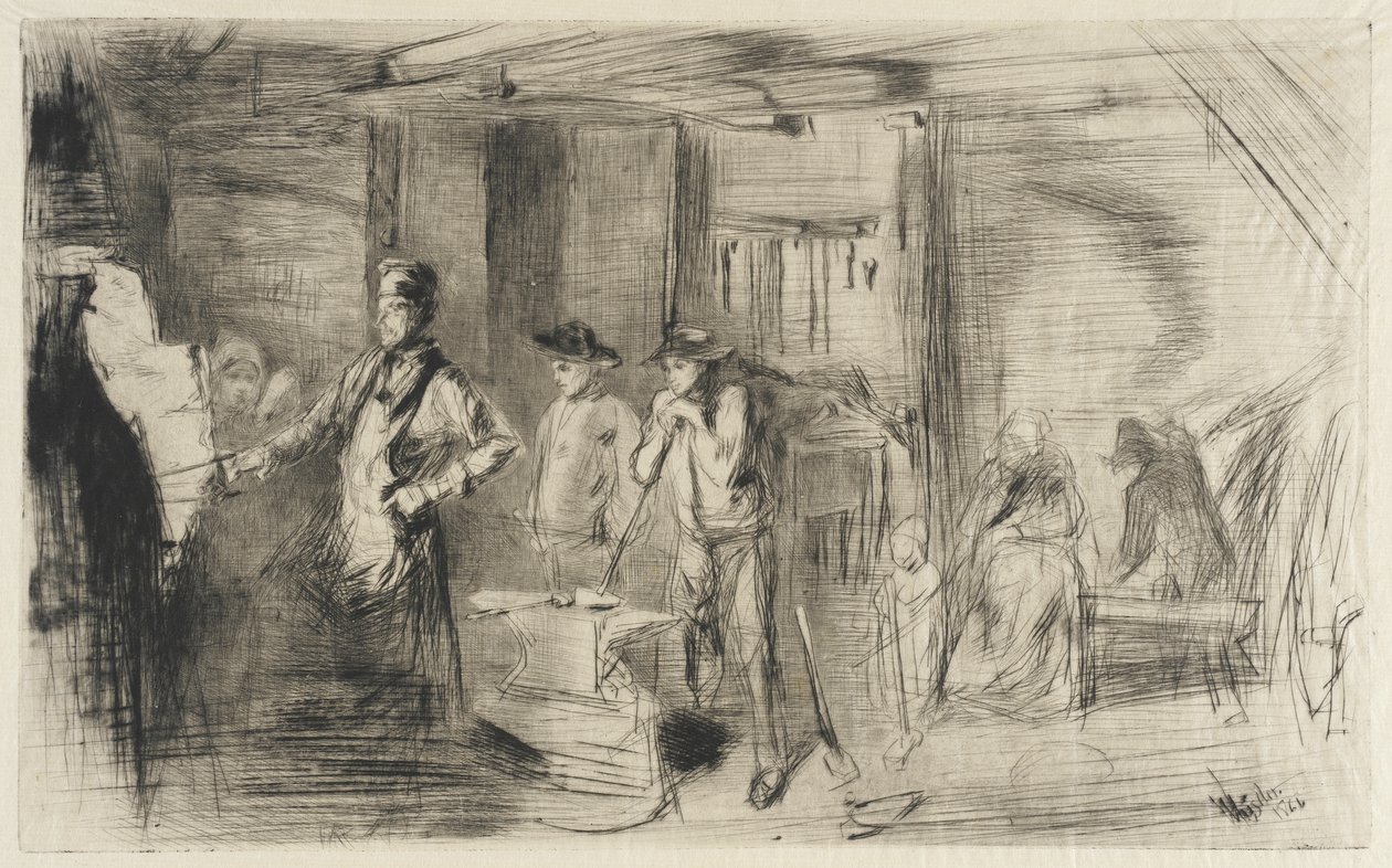 De smidse door James McNeill Whistler