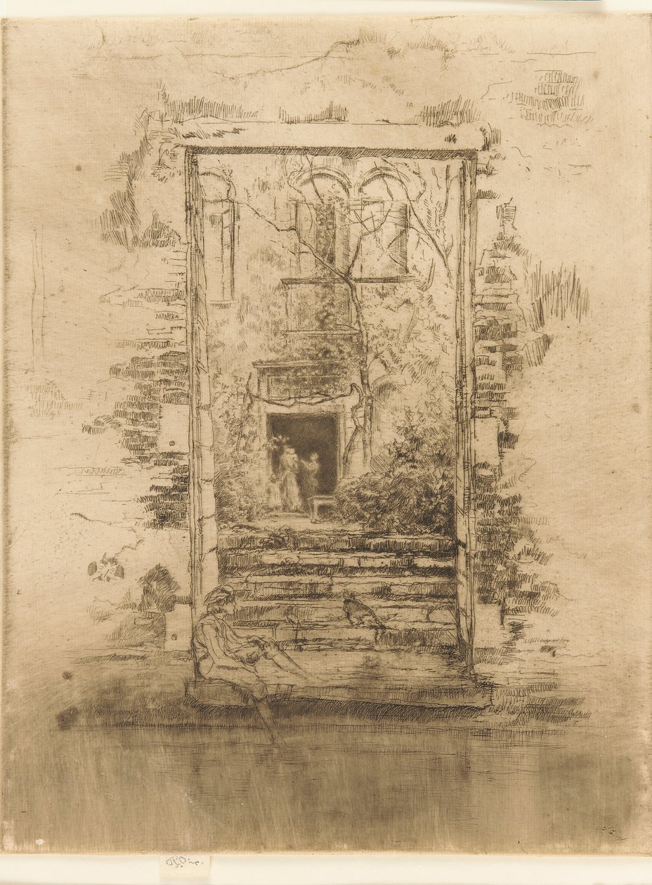 De Tuin door James Abbott McNeill Whistler