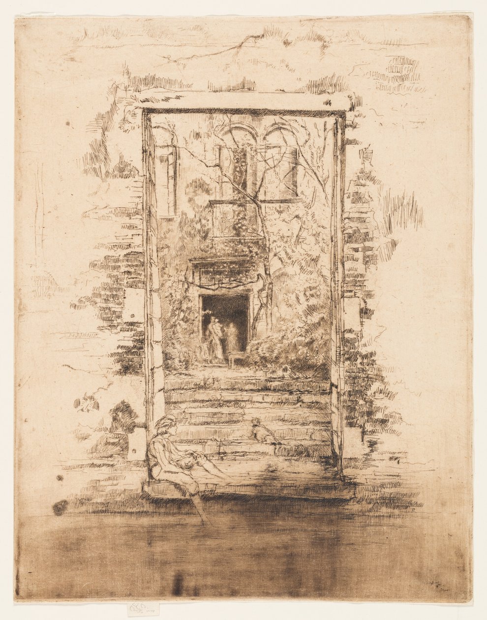 De tuin door James Abbott McNeill Whistler