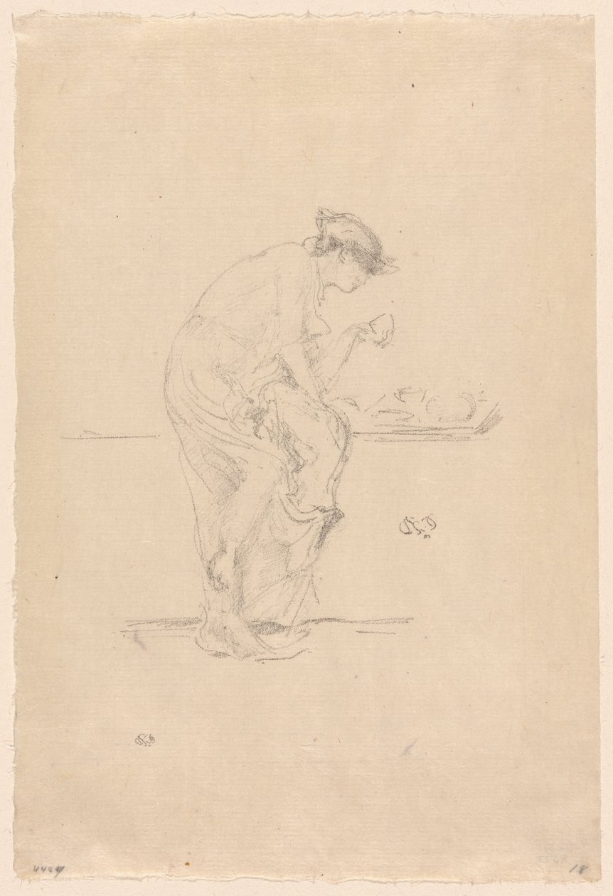 De horoscoop door James Abbott McNeill Whistler