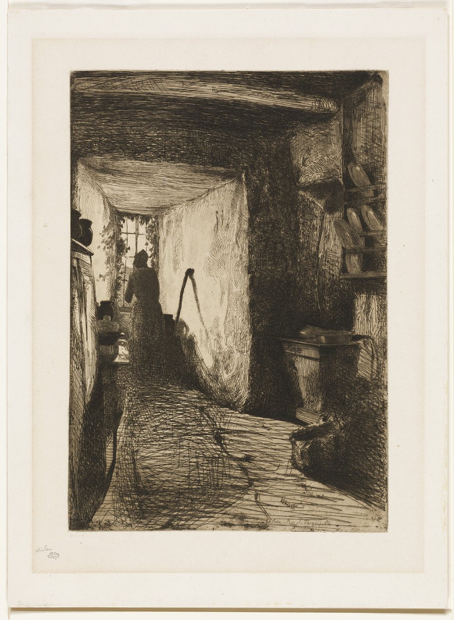 De keuken door James Abbott McNeill Whistler