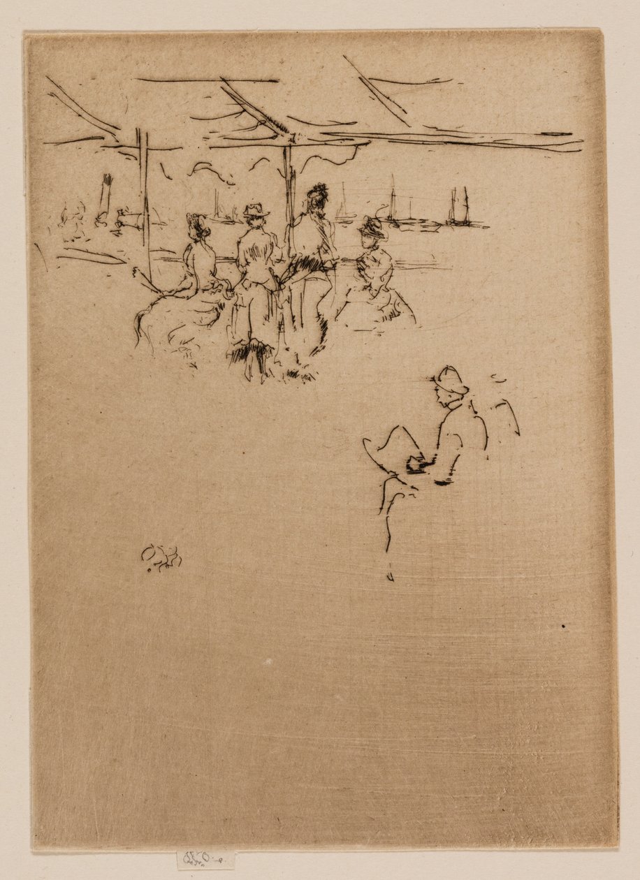 De Aanlegsteiger, Cowes door James Abbott McNeill Whistler