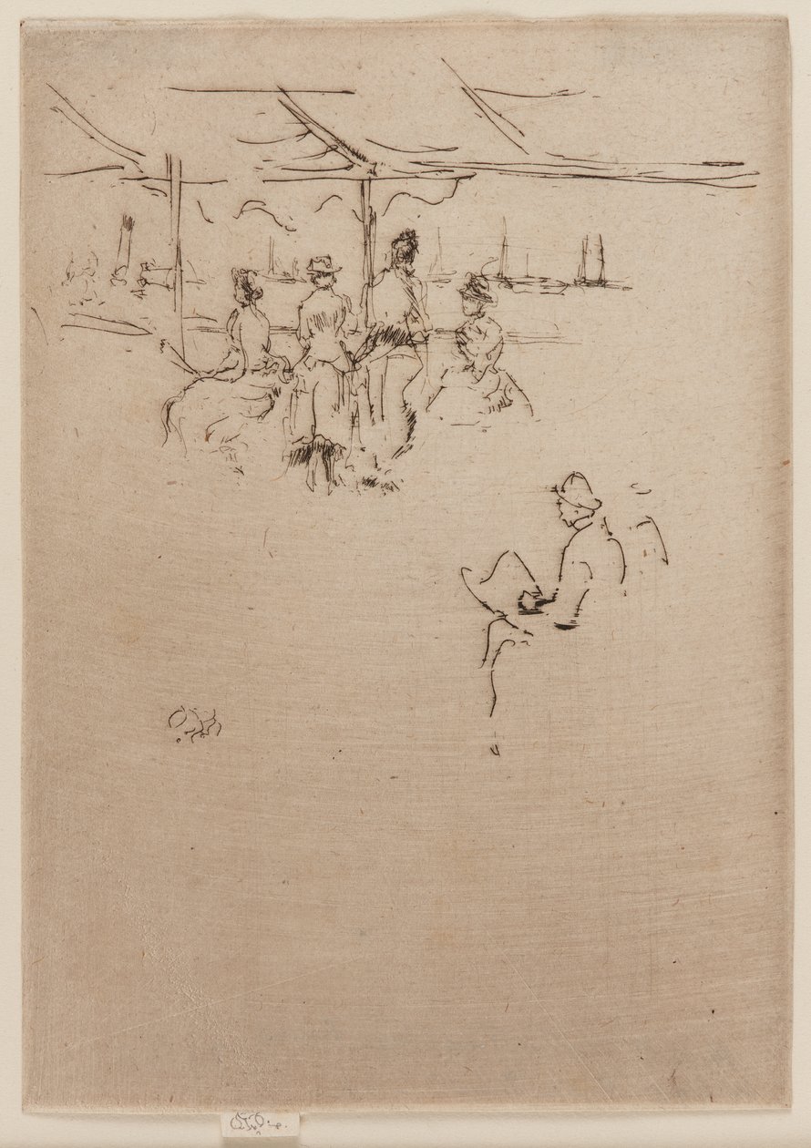 De Aanlegsteiger, Koeien door James Abbott McNeill Whistler