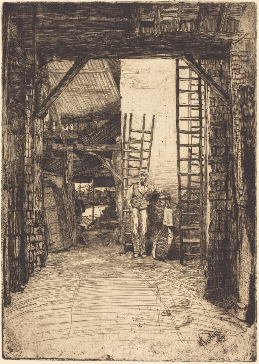 De kalkbrander door James McNeill Whistler