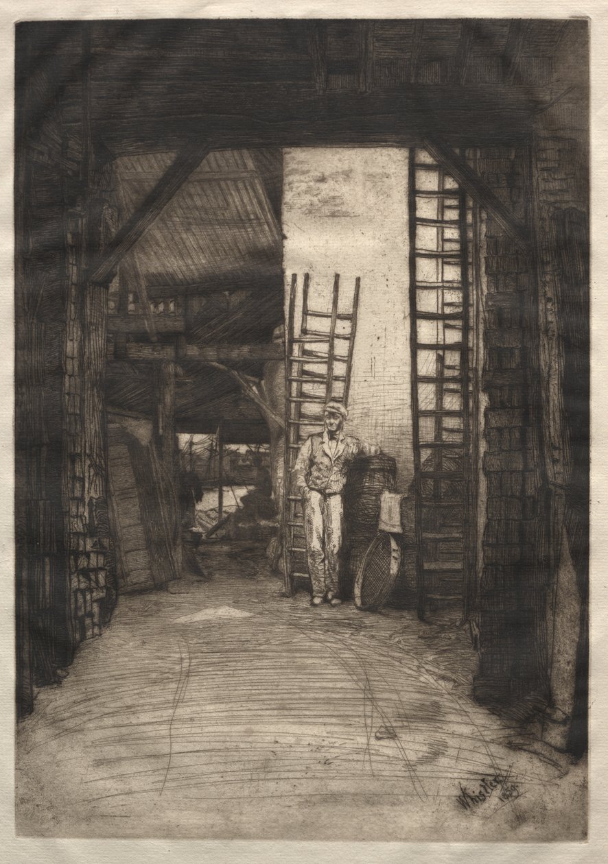 De kalkbrander door James McNeill Whistler