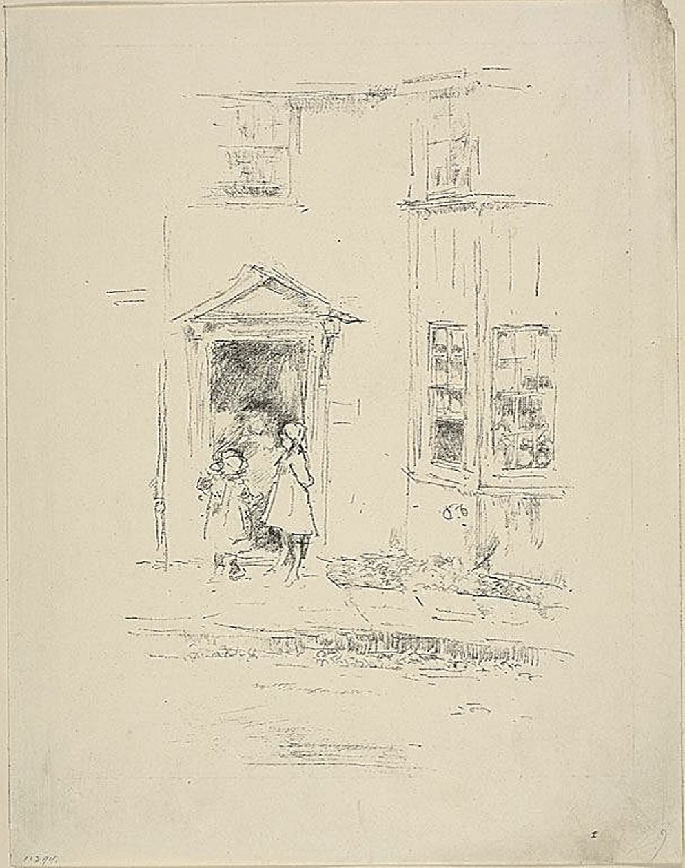 De Kleine Deur, Lyme Regis door James Abbott McNeill Whistler