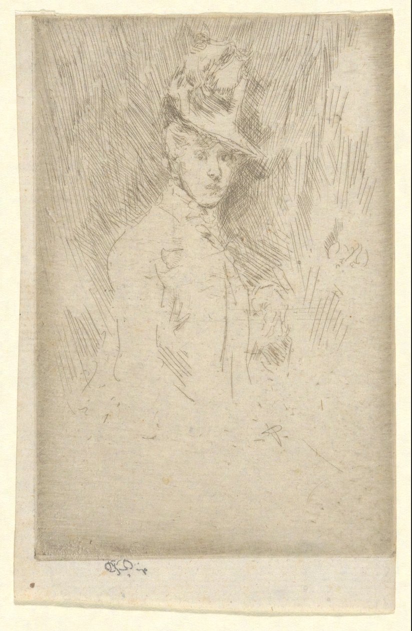 Het Kleine Hoedje door James Abbott McNeill Whistler