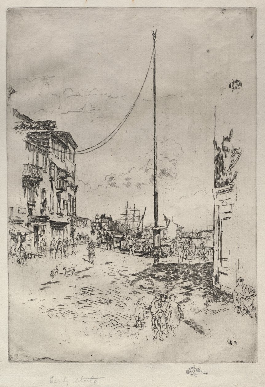 Het kleine mastje door James McNeill Whistler