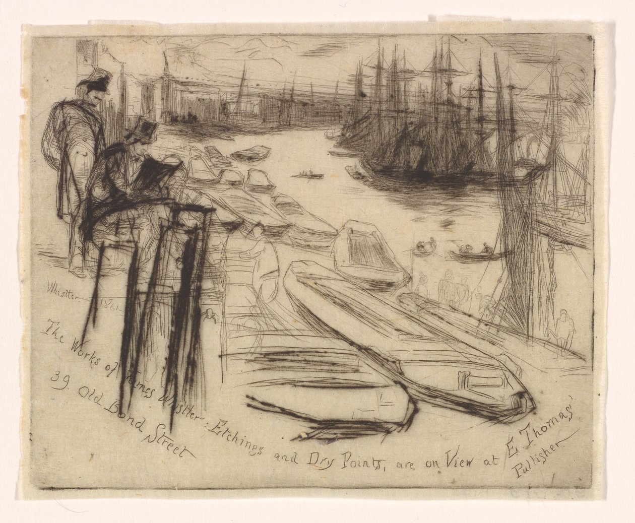 Het kleine zwembad door James Abbott McNeill Whistler