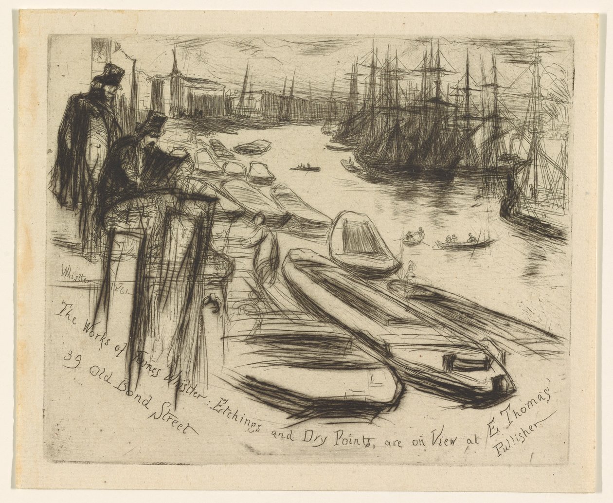 Het Kleine Zwembad door James Abbott McNeill Whistler