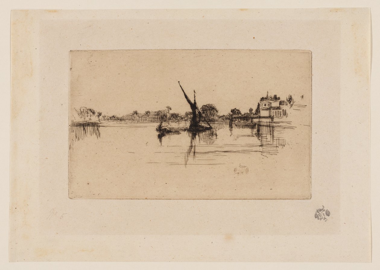 De Kleine Putney door James Abbott McNeill Whistler