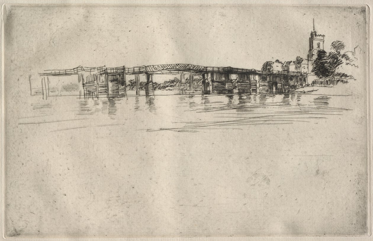 De Little Putney nr. 1 door James McNeill Whistler