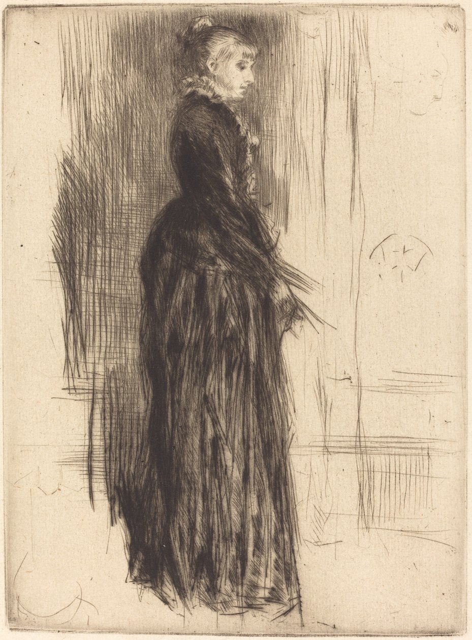 Het kleine fluwelen jurkje door James Abbott McNeill Whistler