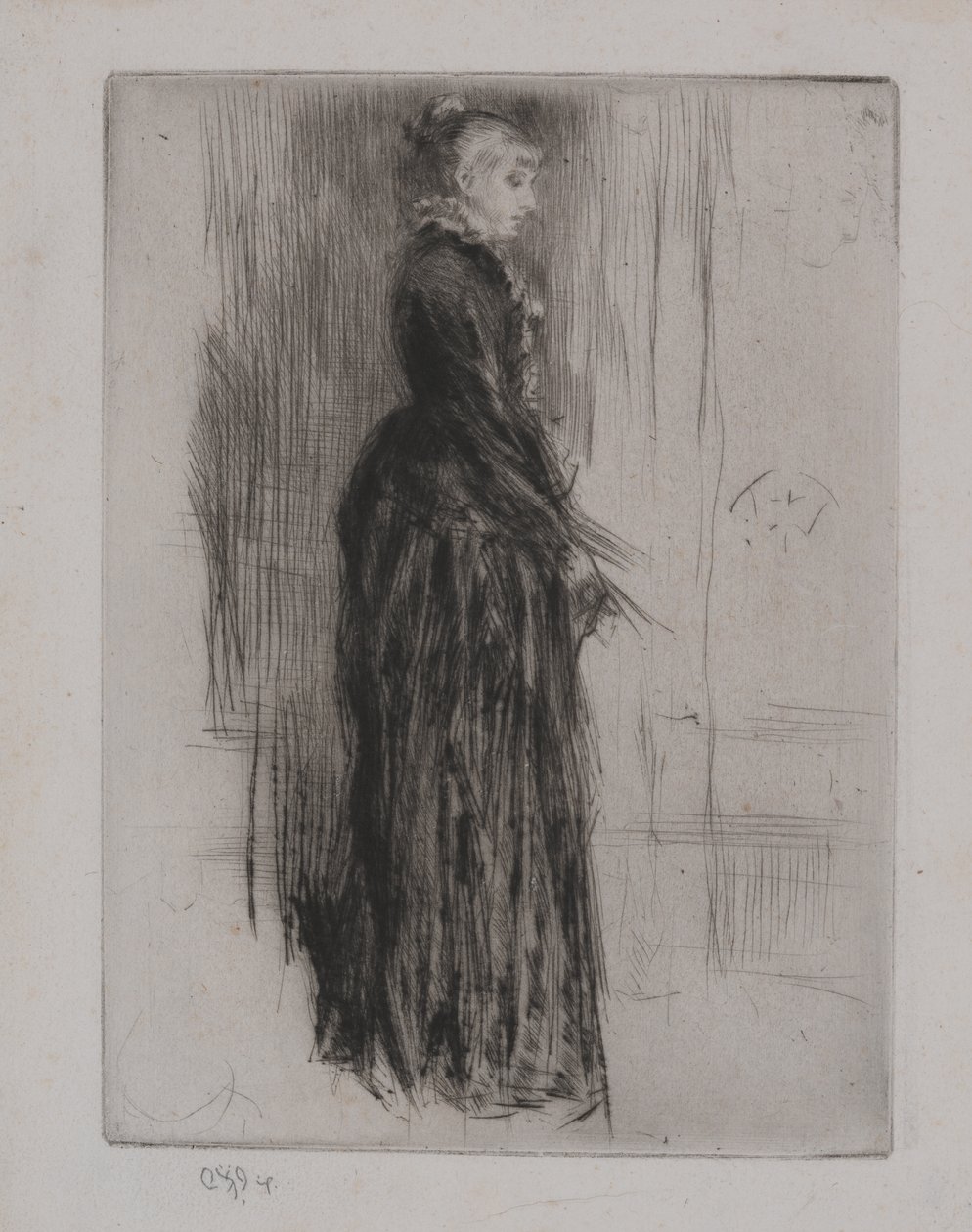 Het kleine fluwelen jurkje door James McNeill Whistler
