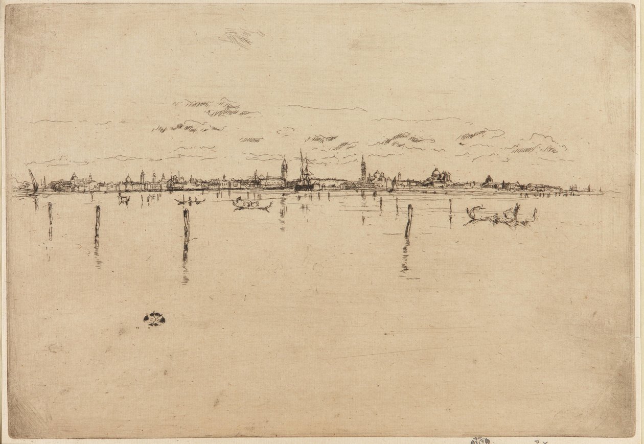 Het kleine Venetië door James Abbott McNeill Whistler