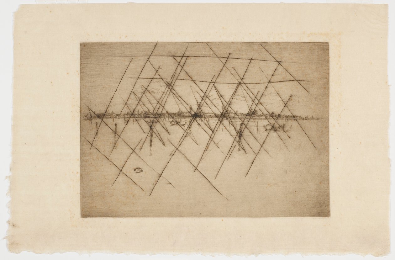 Het Kleine Venetië door James Abbott McNeill Whistler