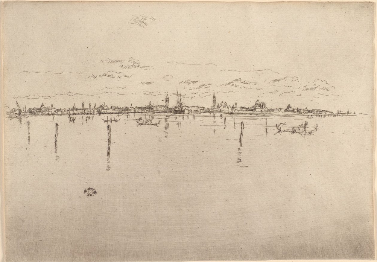 Het Kleine Venetië door James McNeill Whistler