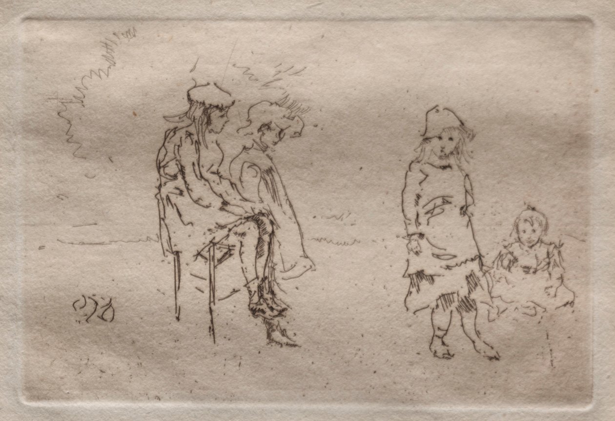 De kinderen van Menpes door James McNeill Whistler