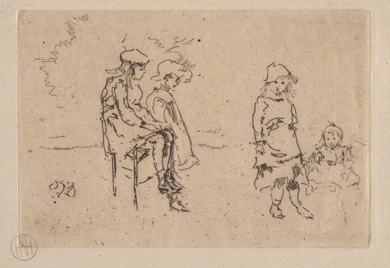 De kinderen van Menpes door James McNeill Whistler