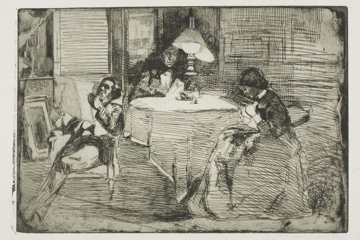 De Muziekkamer door James Abbott McNeill Whistler