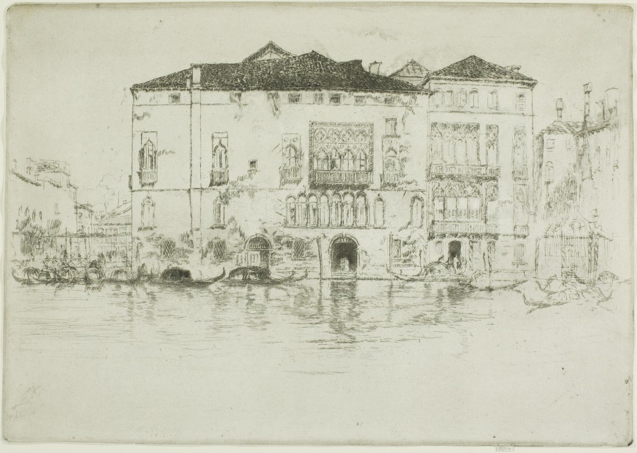 De Paleizen door James Abbott McNeill Whistler