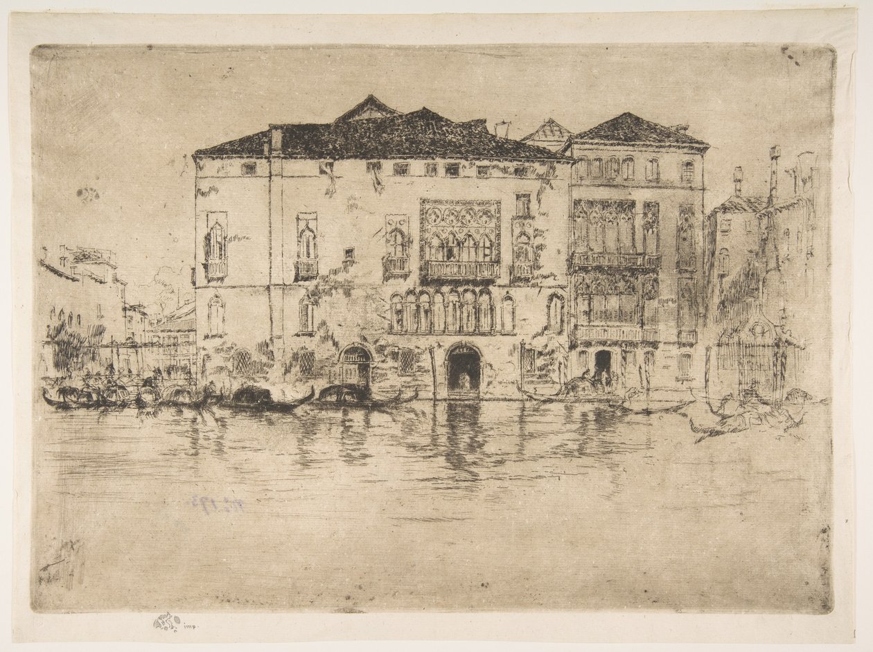 De paleizen door James McNeill Whistler