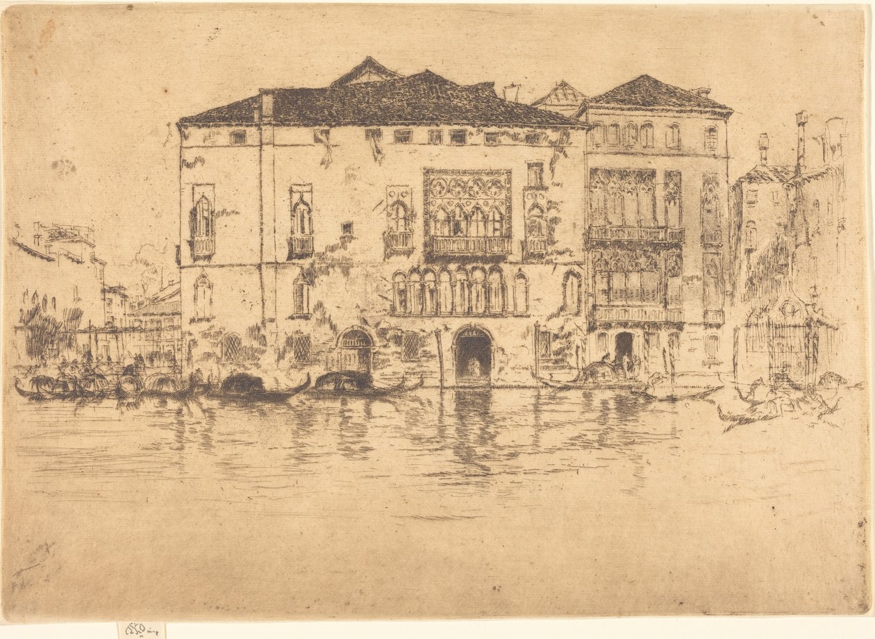 De paleizen door James McNeill Whistler