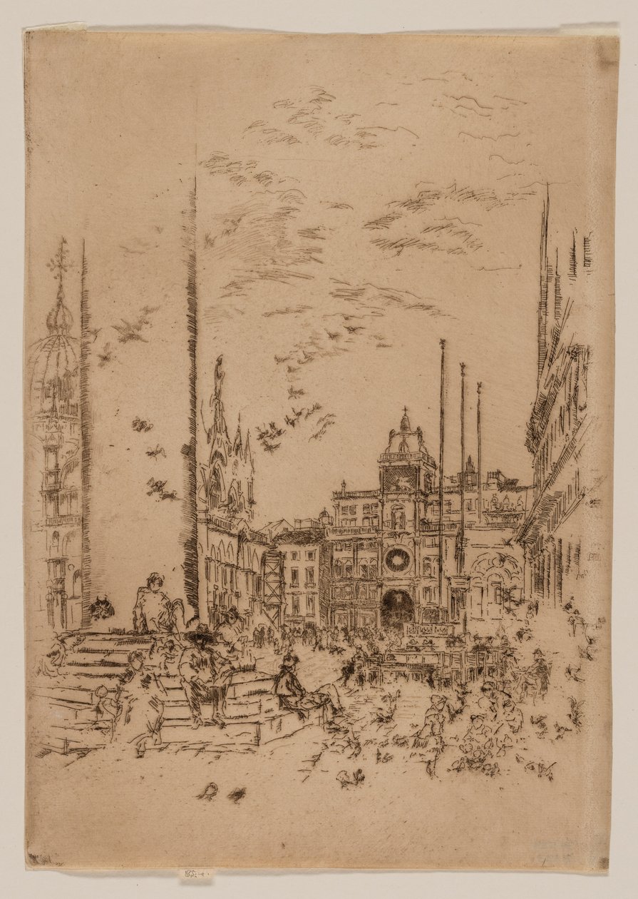De Piazzetta door James McNeill Whistler