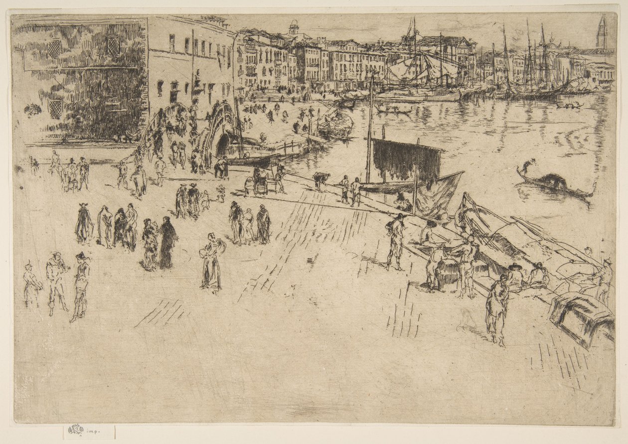 De Riva, nr. 1 door James McNeill Whistler