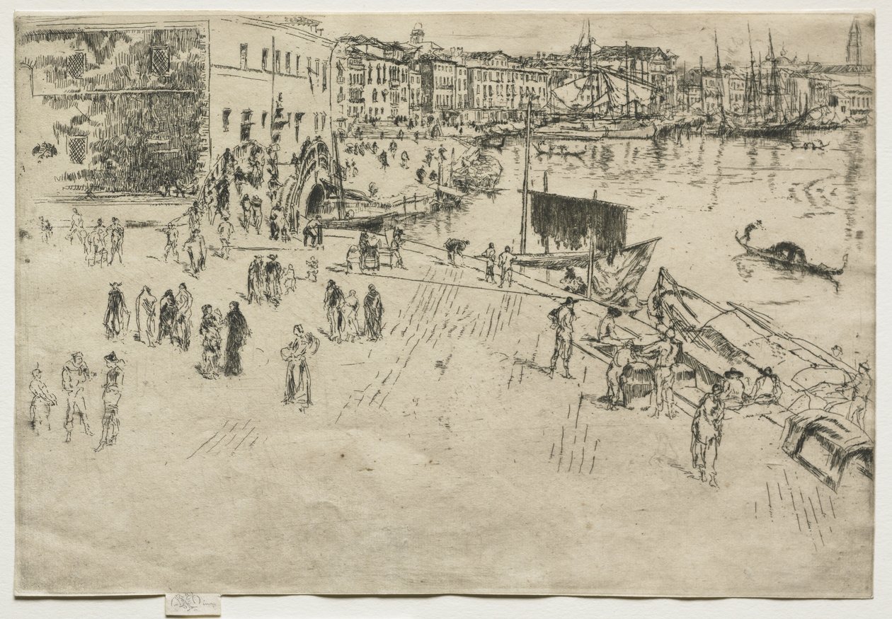 De Riva, nr. 1 door James McNeill Whistler
