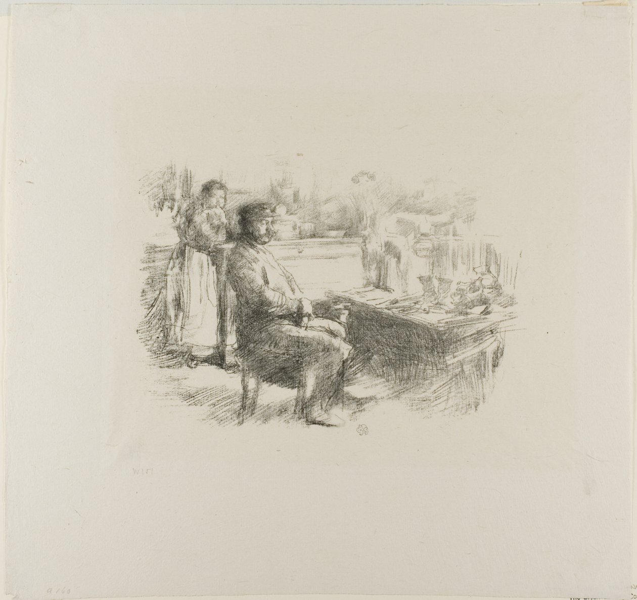 De schoenmaker door James Abbott McNeill Whistler