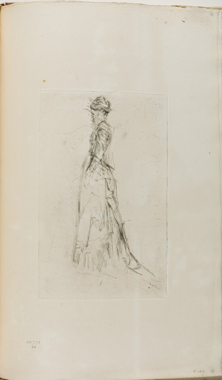 De Zijdejurk door James Abbott McNeill Whistler